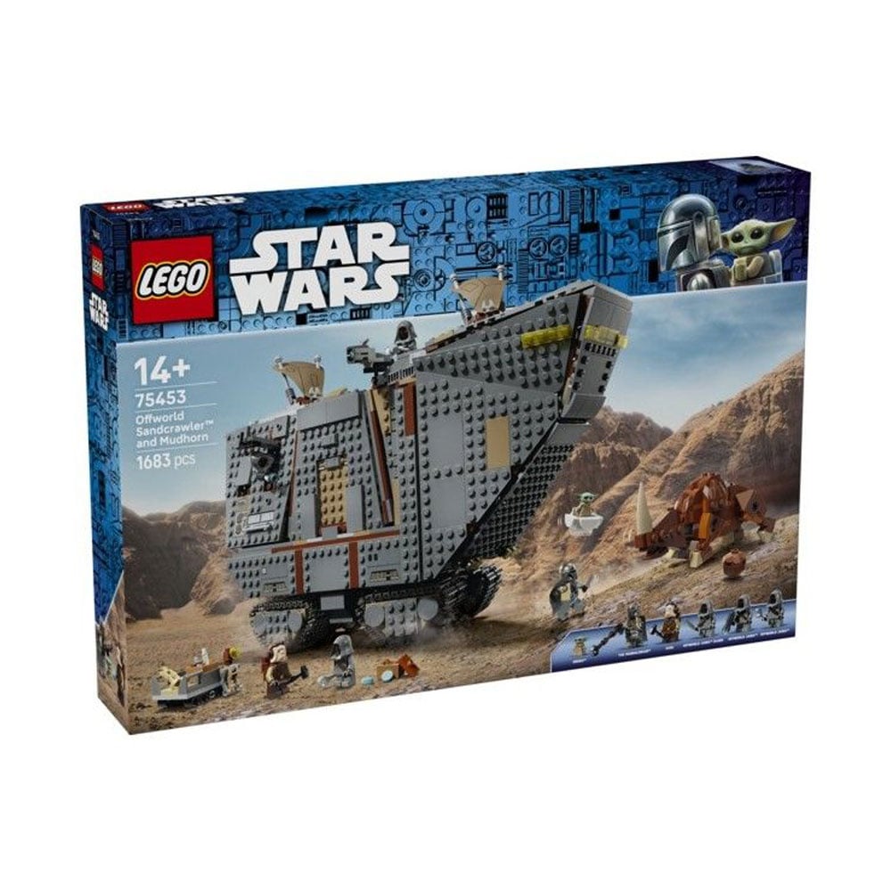 Конструктор LEGO Star Wars Піщаний всюдихід Offworld і мадхорн, 1683 деталі, від 14 років (75453)