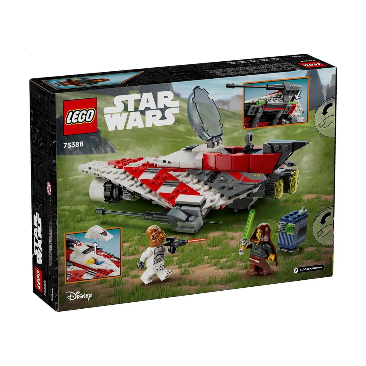 Конструктор LEGO Star Wars Зоряний винищувач джедая Боба, 305 деталей, від 8 років (75388)